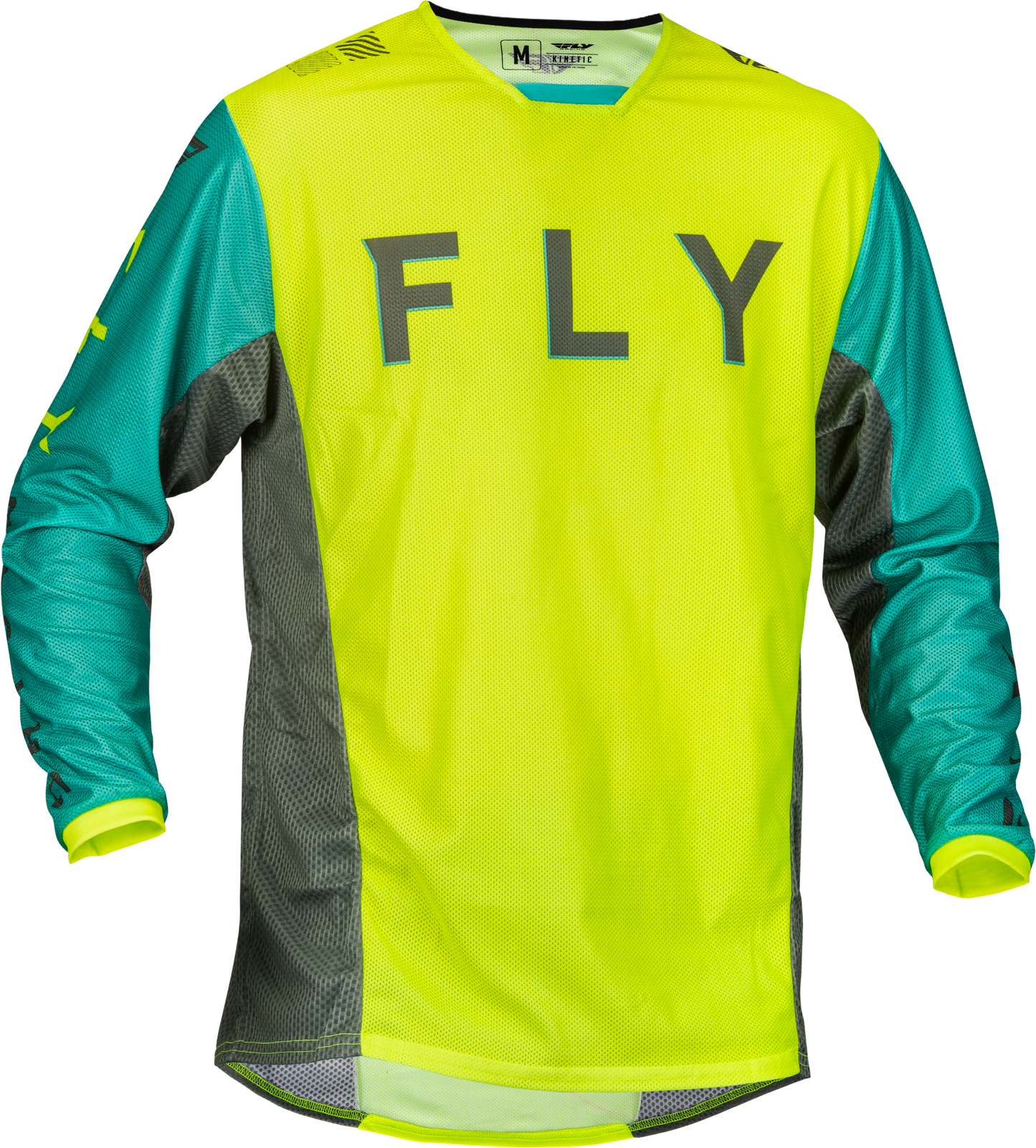Kinetic Mesh Kore Jersey Hi Vis/Teal/Grey Lg