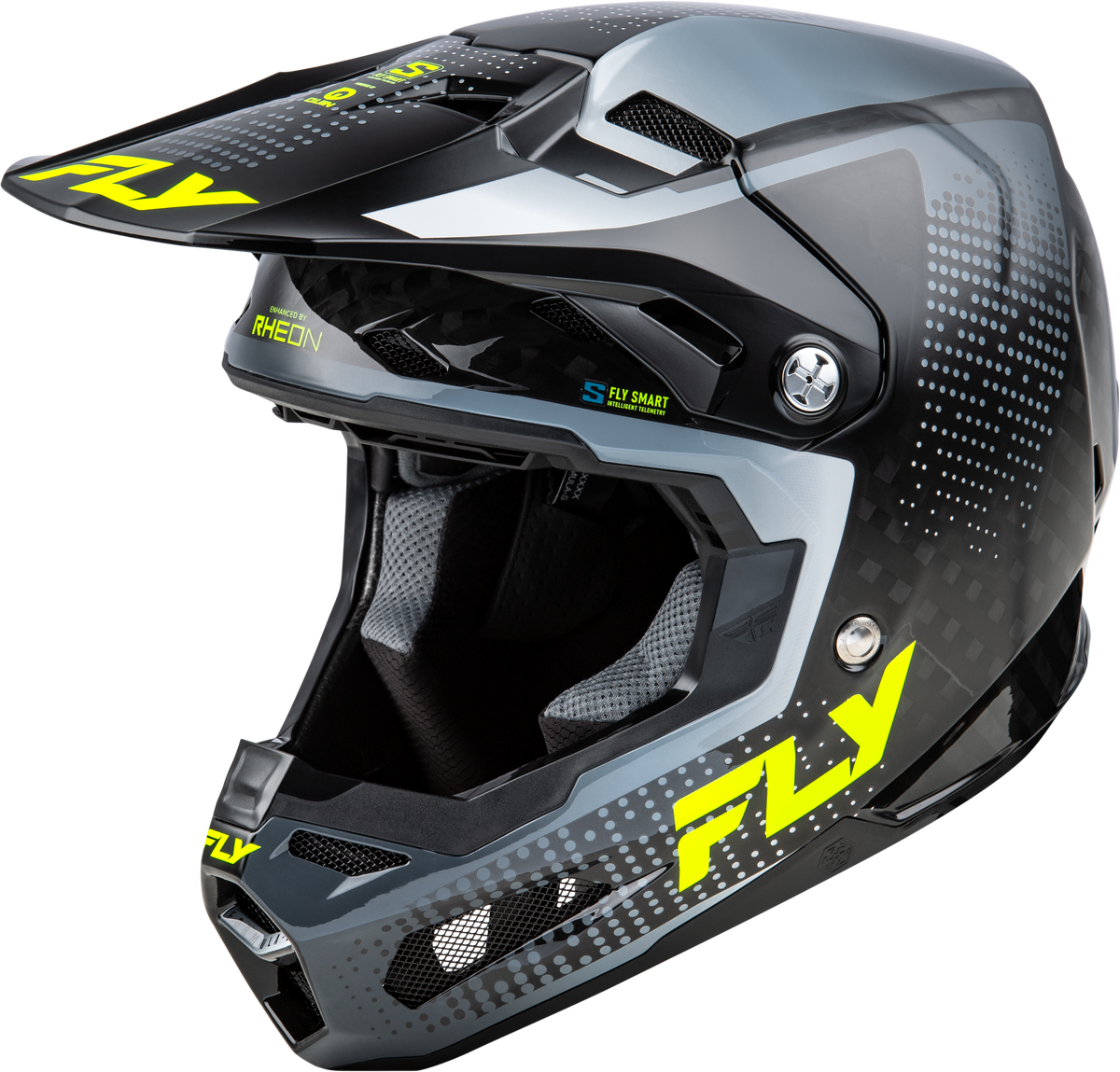 Yth Formula S Carbon Protocol Hlmt Blk Carbon/Grey/Hi Vis Yl