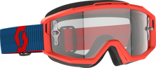 Split Otg Goggle Drk Blue/Neon Rd Clear Works