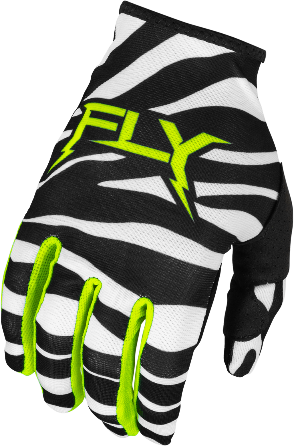 Youth Lite Uncaged Gloves Black/White/Neon Green Yl