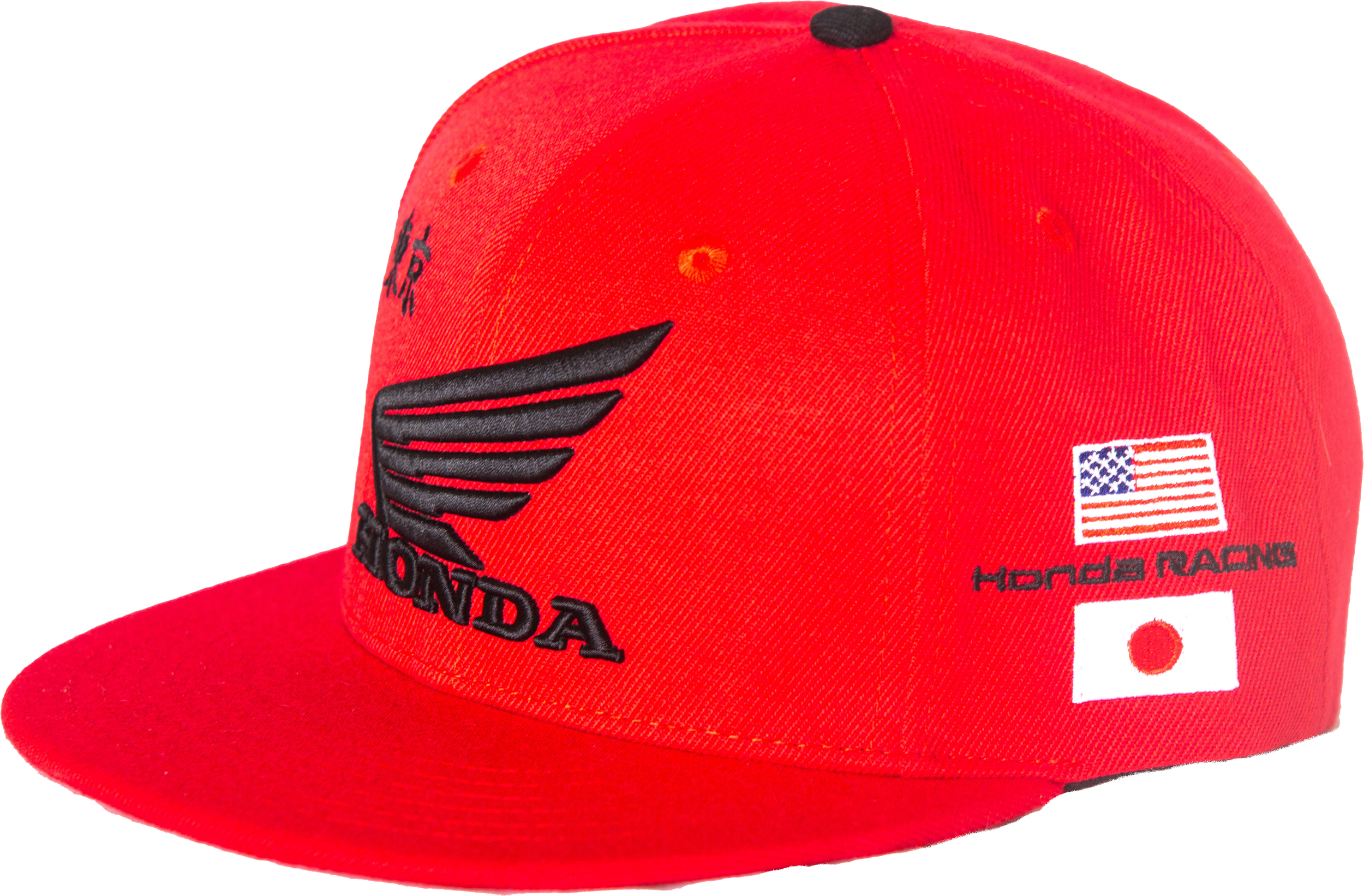 Honda Hat Factory Snapback Red