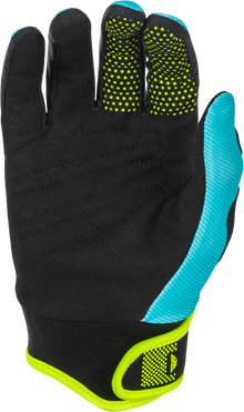 F 16 Gloves Aqua/Black/White Lg