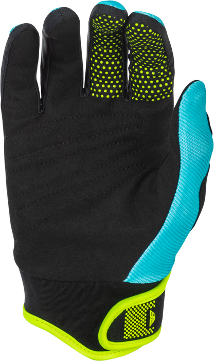 F 16 Gloves Aqua/Black/White Sm