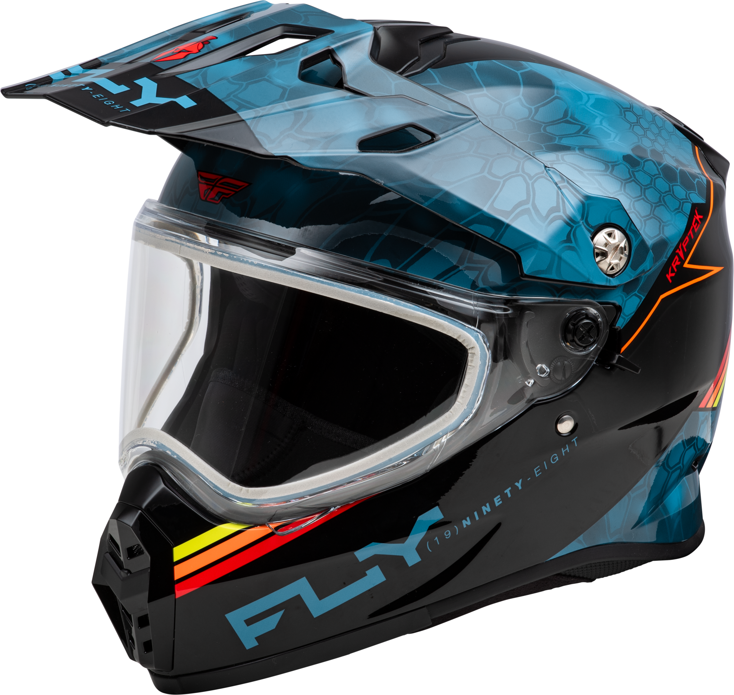 Trekker Cw Conceal Helmet Dual Shld Slate/Black/Red Sm