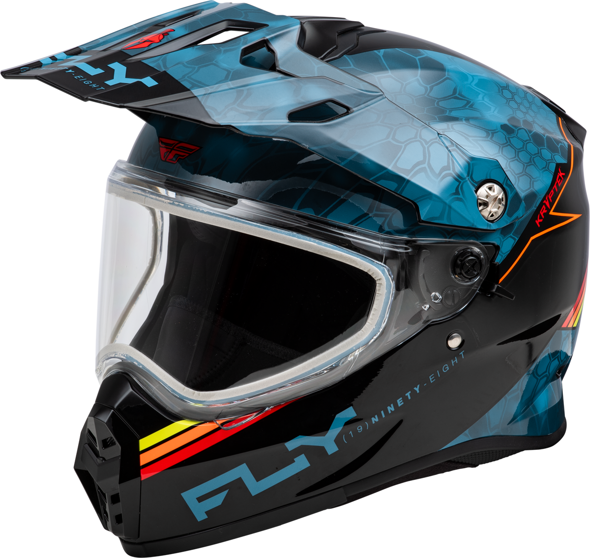 Trekker Cw Conceal Helmet Dual Shld Slate/Black/Red Lg