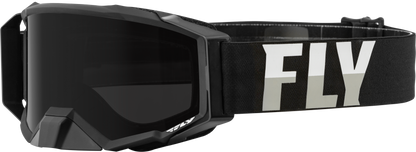 Zone Pro W/C Goggle Blk/Wht W/Dark Smoke Polar Hydro Lens