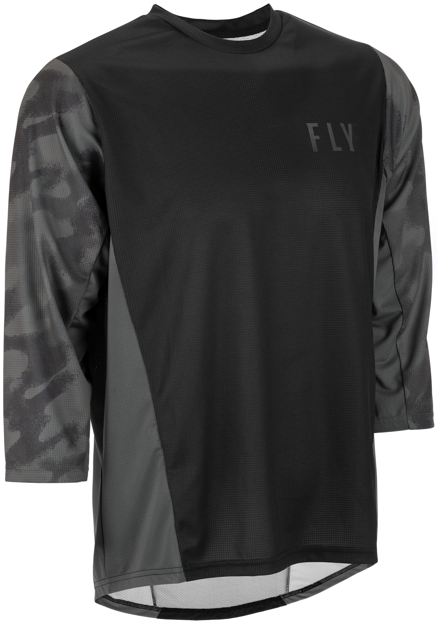 Ripa 3/4 Sleeve Jersey Black/Grey Camo Lg