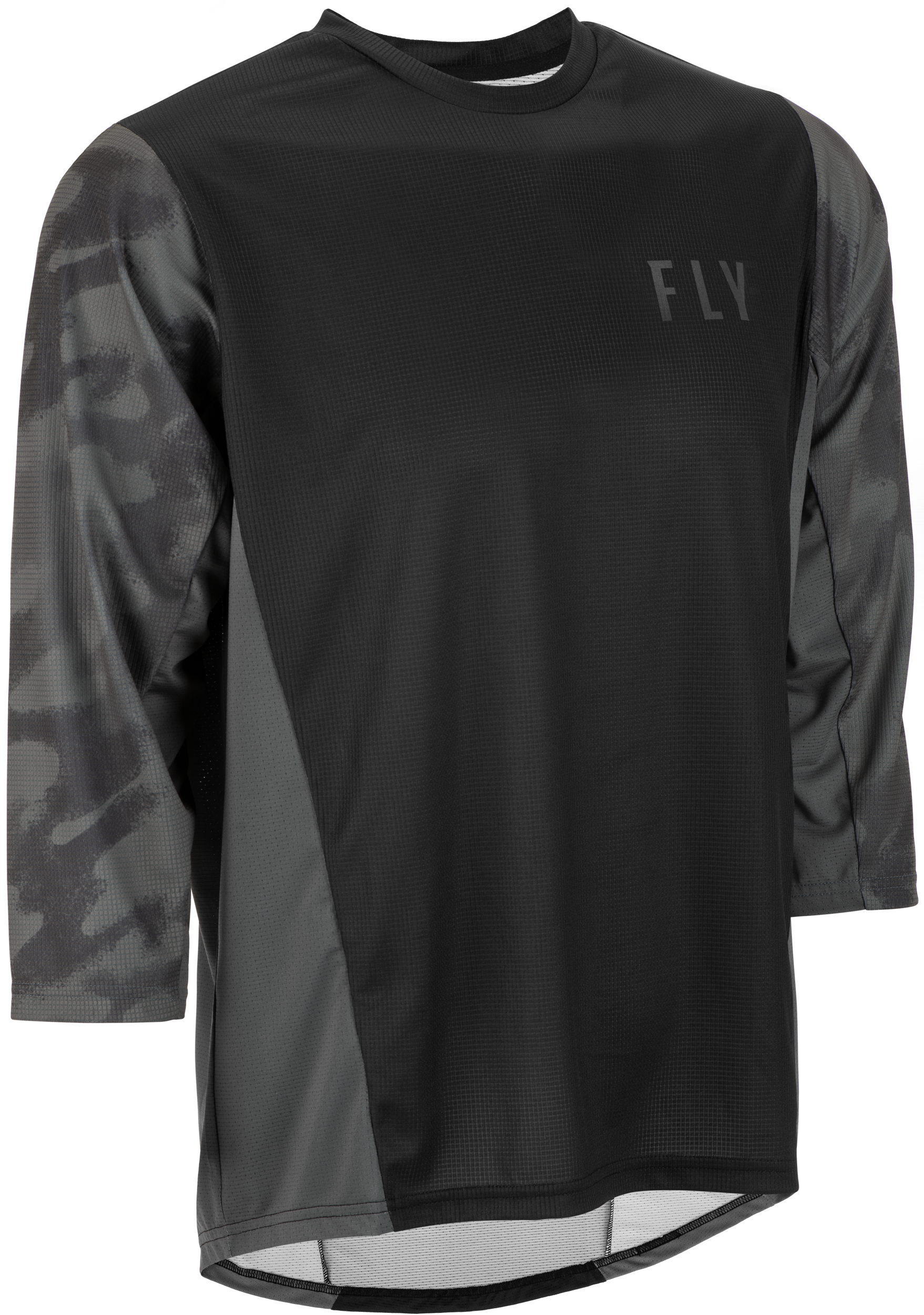 Ripa 3/4 Sleeve Jersey Black/Grey Camo Lg