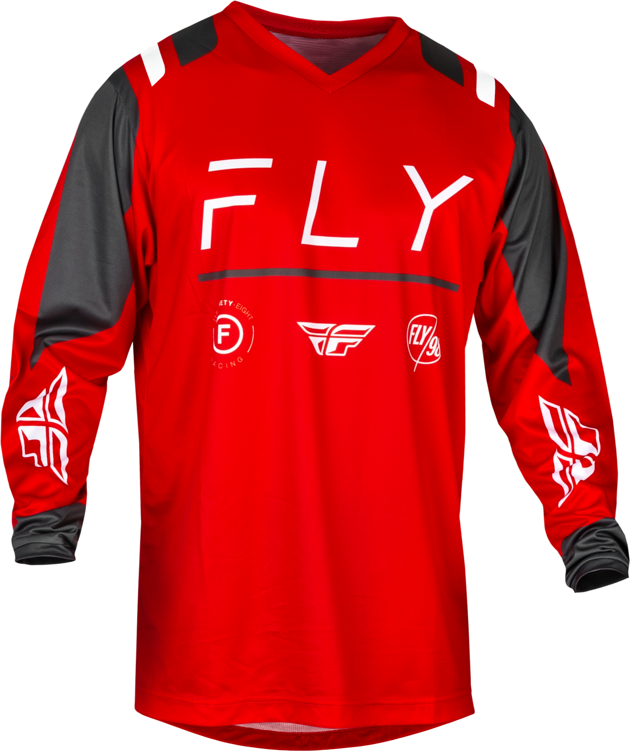 F 16 Jersey Red/Charcoal/White 2x