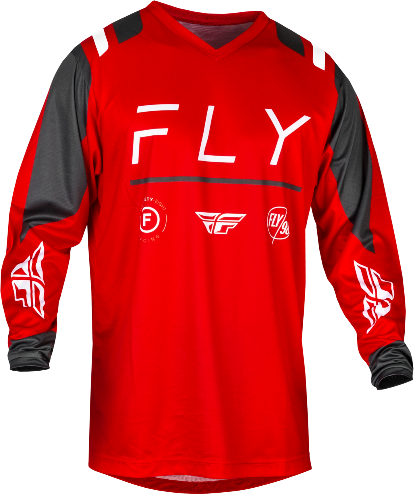 F 16 Jersey Red/Charcoal/White Md