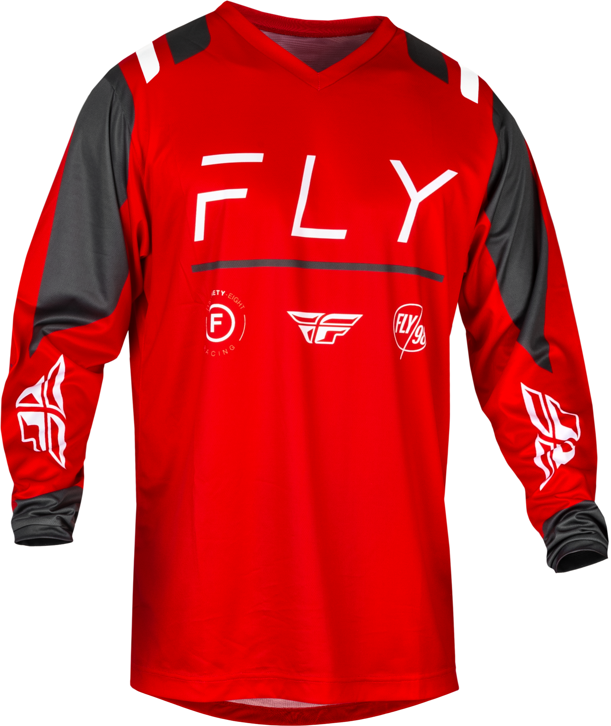 F 16 Jersey Red/Charcoal/White Md