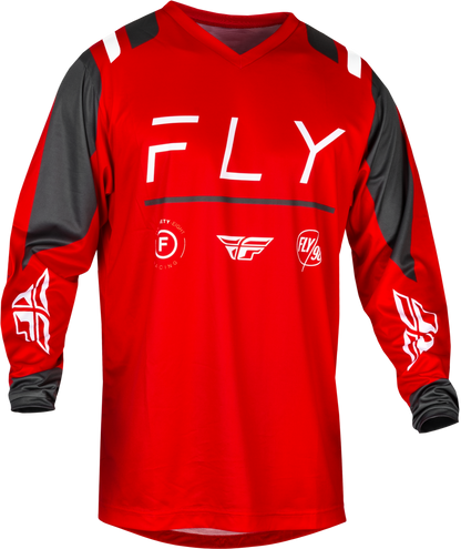 F 16 Jersey Red/Charcoal/White Md