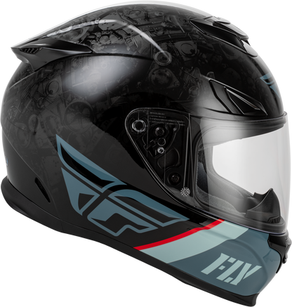 Sentinel Mech Helmet Black/Grey/Red Xl