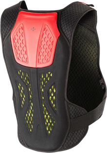 Sequence Chest Protector Black/Red Md/Lg