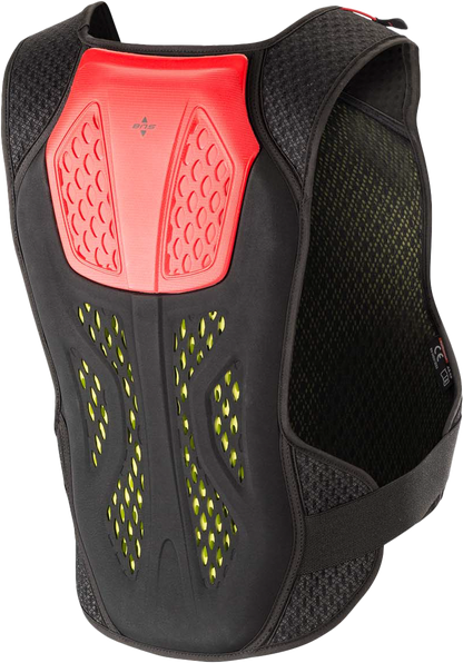 Sequence Chest Protector Black/Red Xl/2x