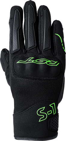 S1 Mesh Ce Glove Black/Neon Green  Sm