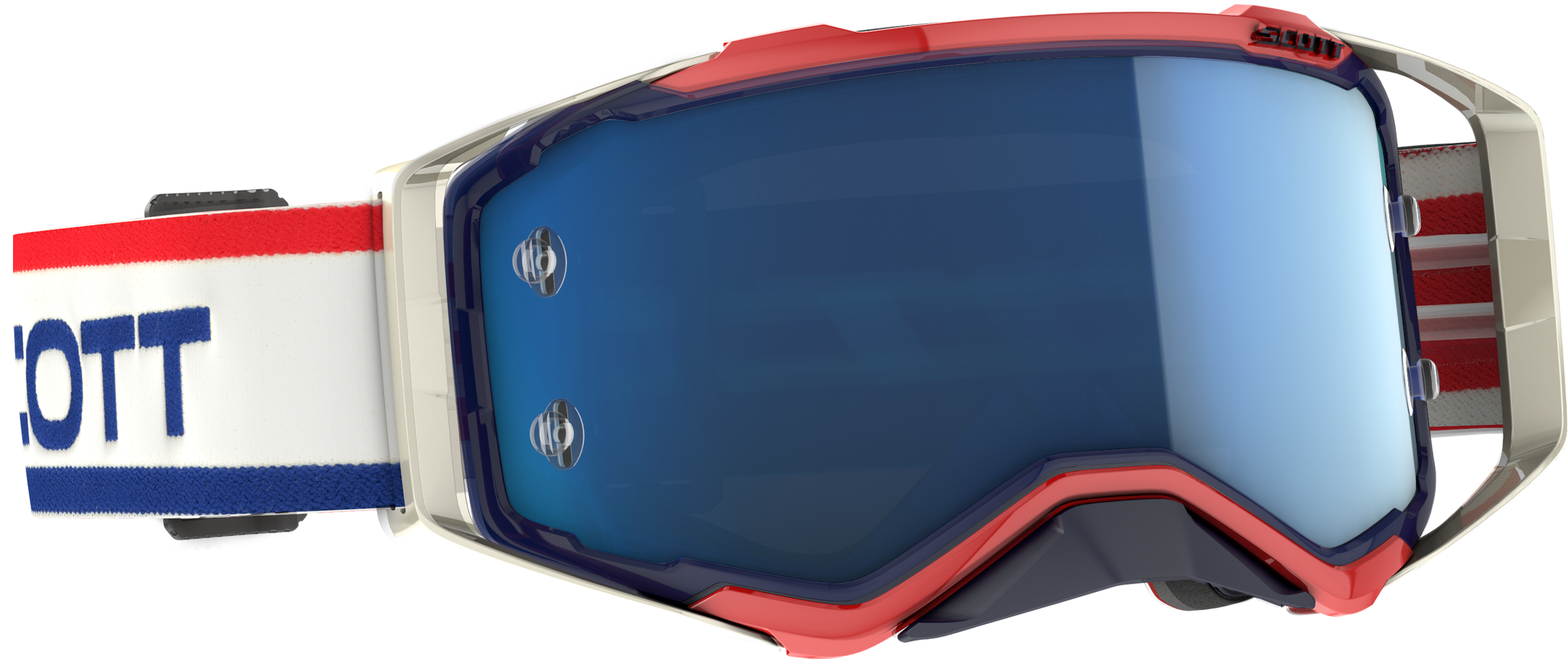 Prospect Heritage Goggle White/Blue Retro