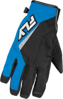 Title Gloves Blue/White Sm