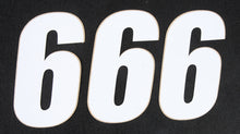 Number 6 White 4" 3/Pk
