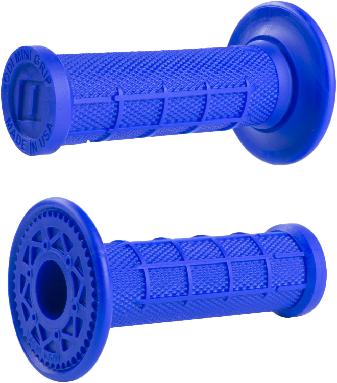 ODI Mini MX Half Waffle Grip - Blue