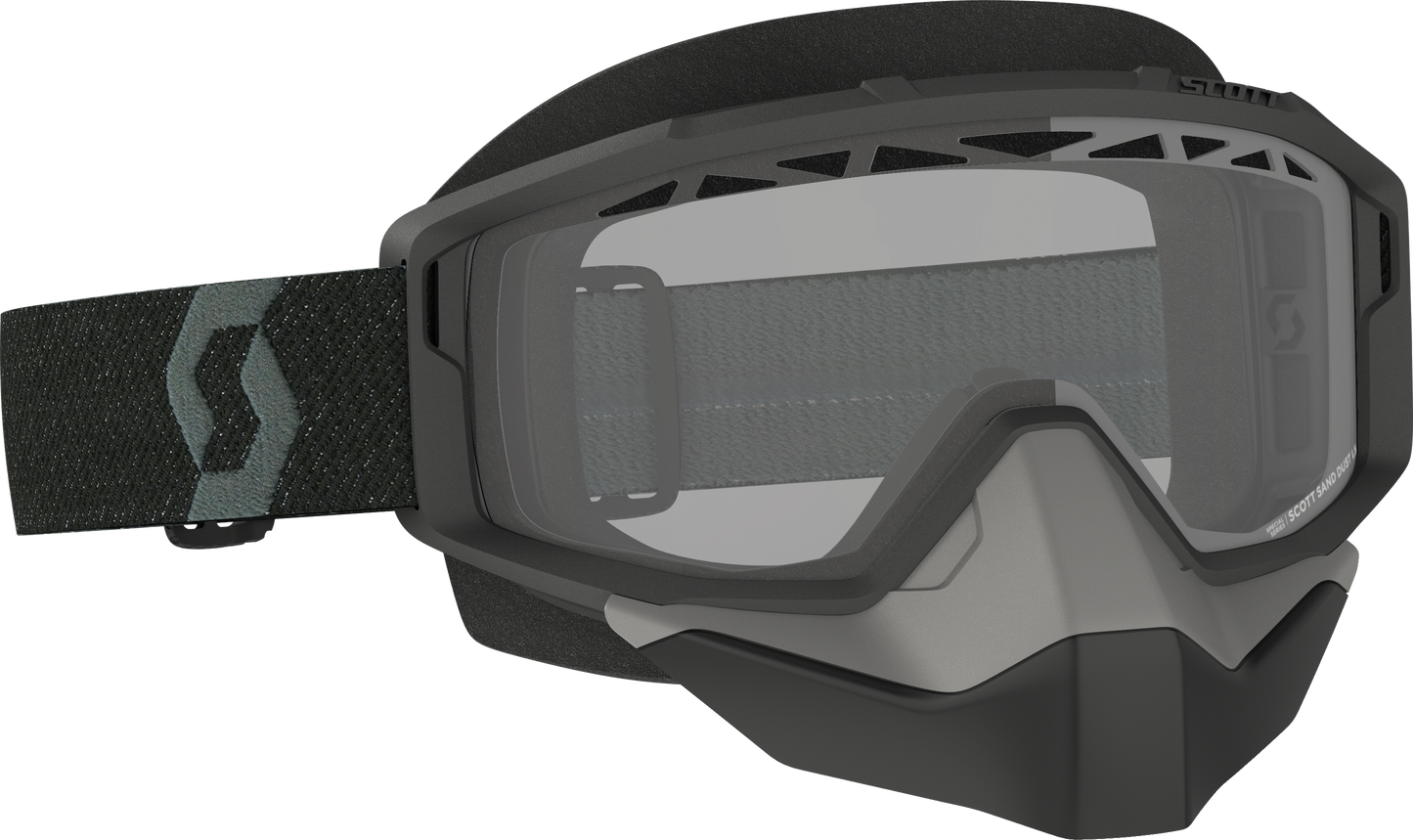 Primal Goggle Snow Cross Black W/Clear