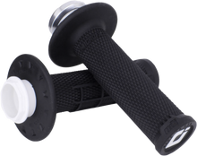 Micro X Lock On Grips Half Waffle Black/Silver
