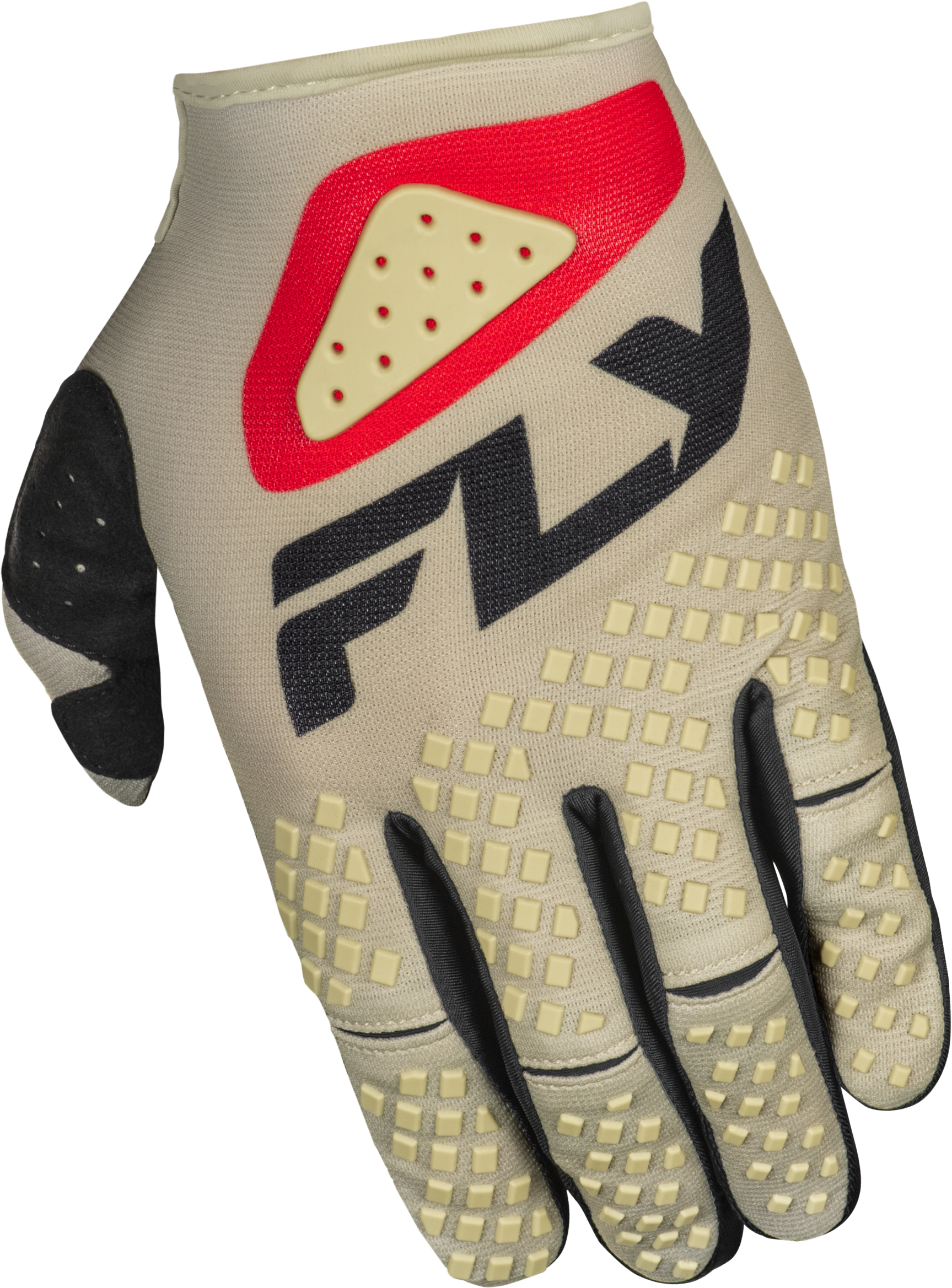 Kinetic Sym Gloves Light Grey/Red/Black Xs