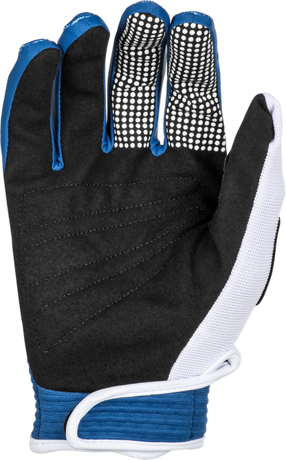 Youth F 16 Gloves Dark Blue/White Yl