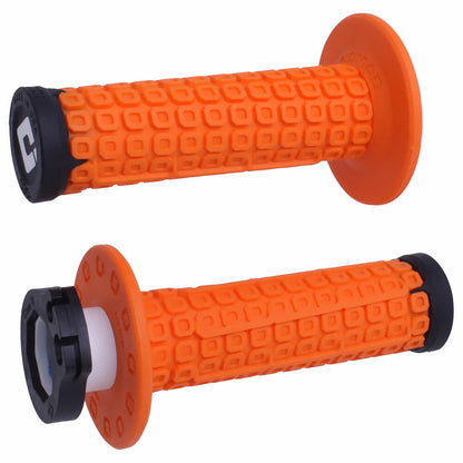 ODI Nomad Lock On Off Road Grip - Orange/Black/Black