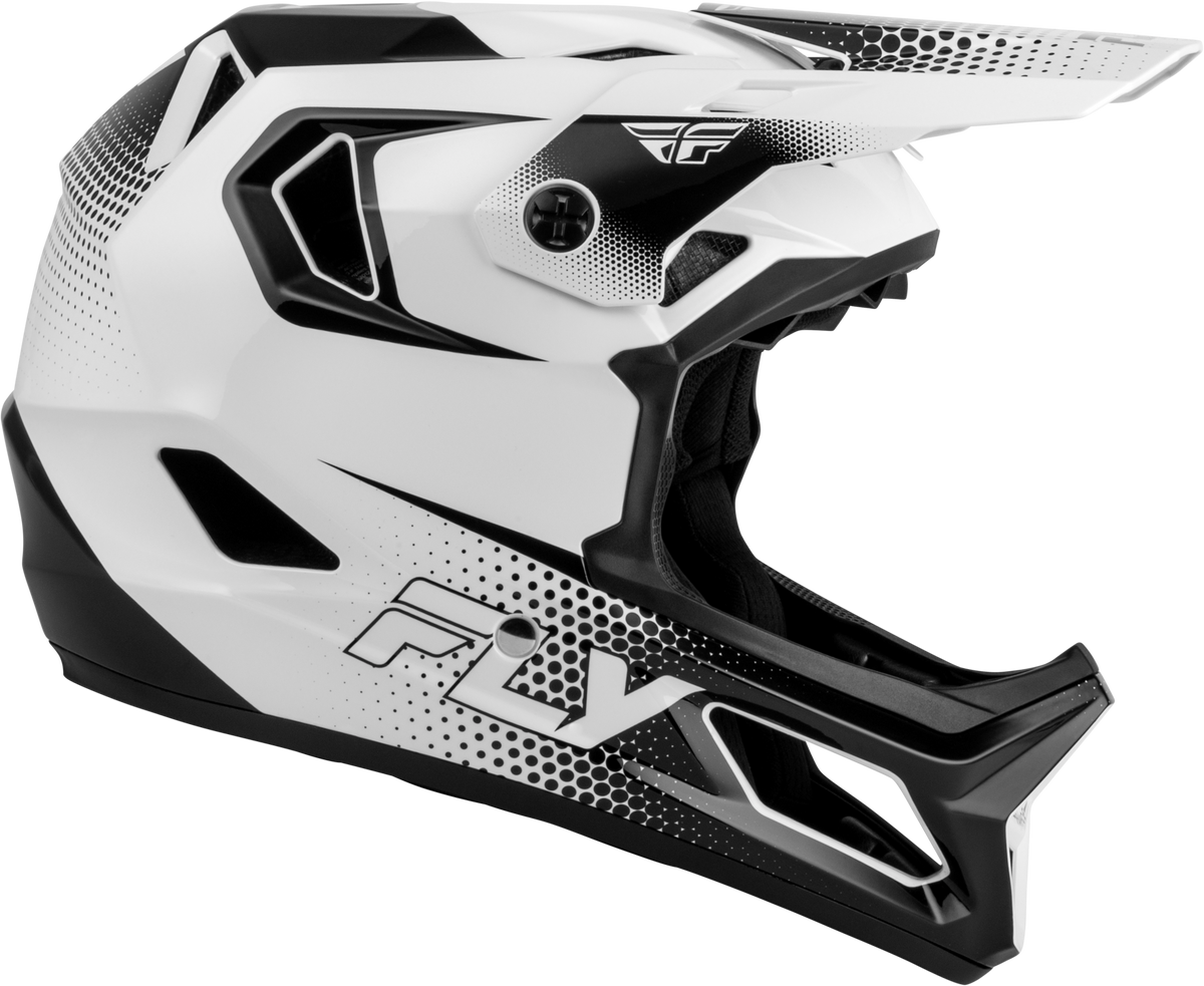 Yth Rayce Sonar Bicycle Hlmt White/Black Ys
