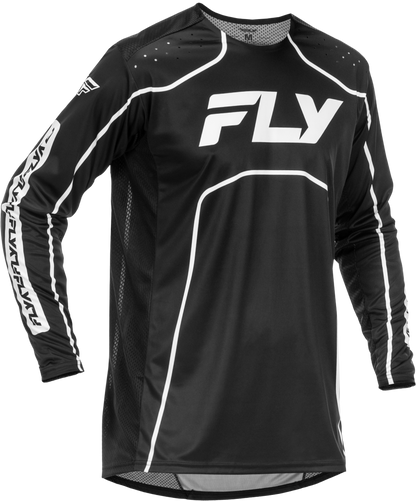 Youth Rayce Bicycle Jersey Black/White Ym