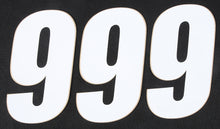Number 9 White 6" 3/Pk