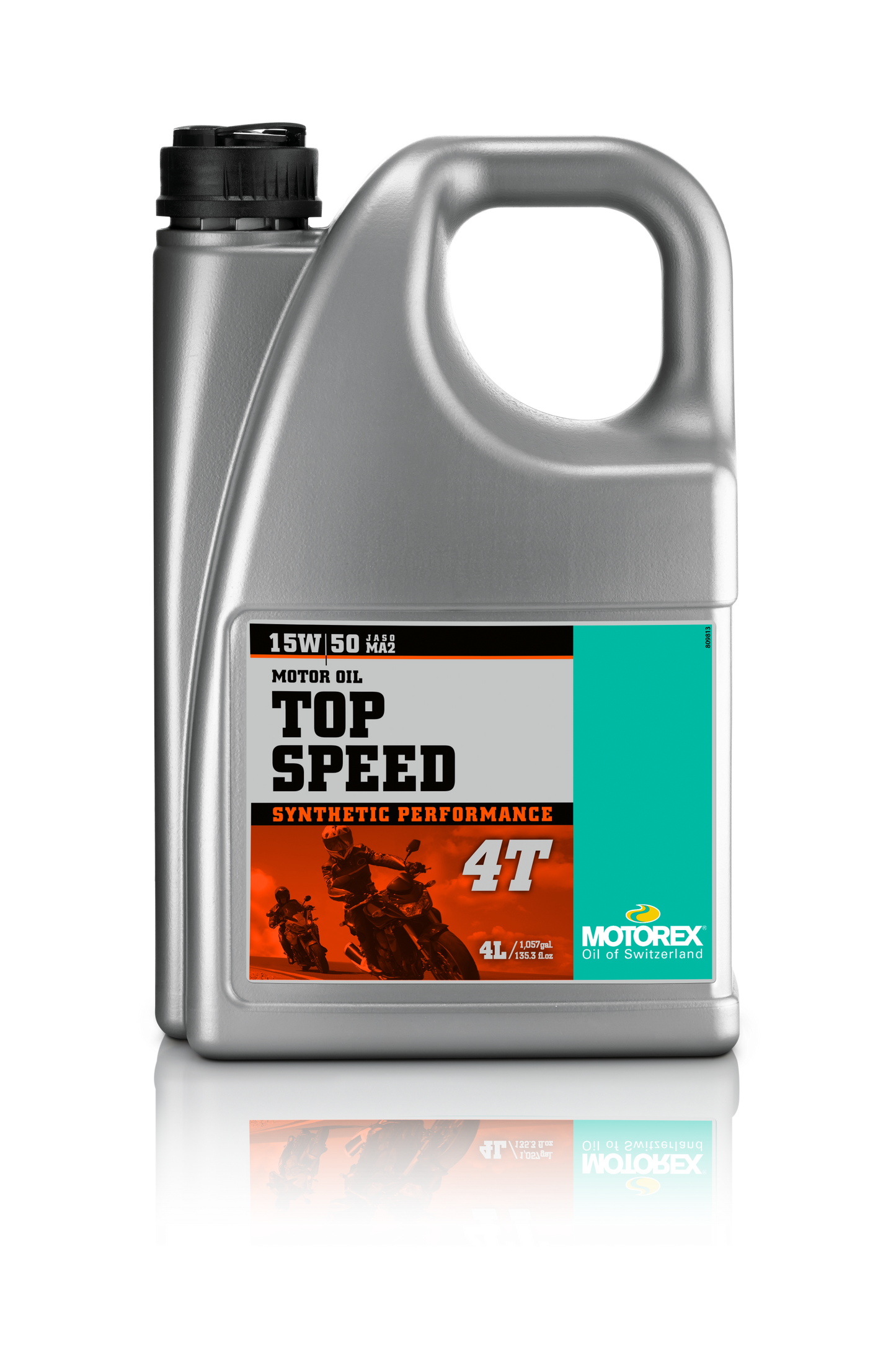 Top Speed Motor Oil 15w50  4t 4l (4/Case  Sold Ea)