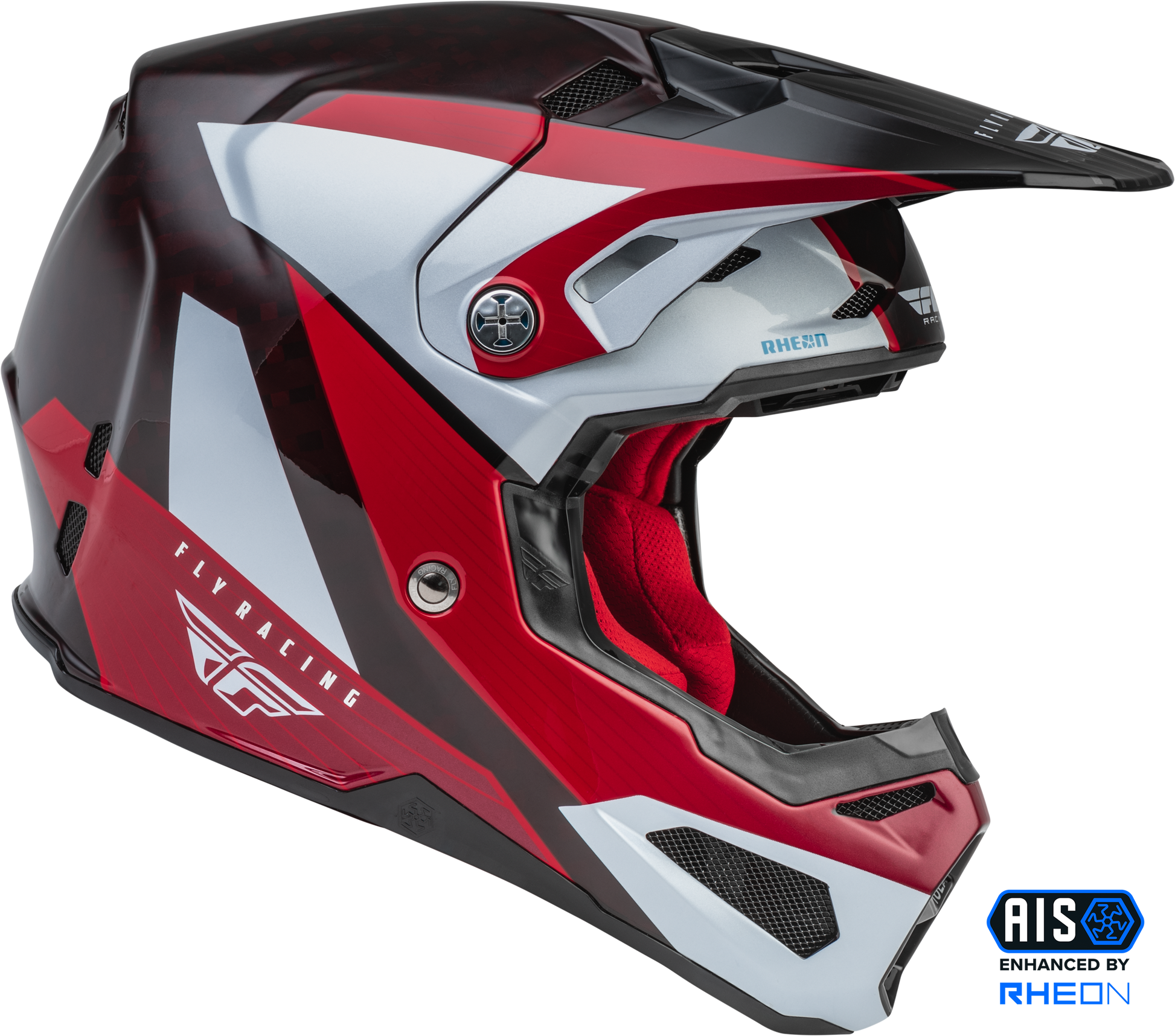 Formula Carbon Prime Helmet Red/White/Red Carbon 2x