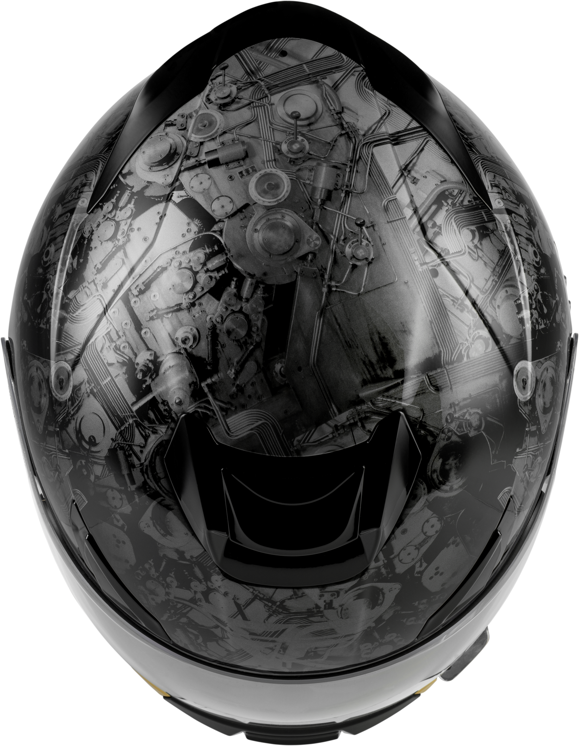 Sentinel Mech Helmet Black/Grey/Gold Sm