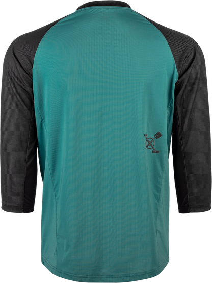 Ripa 3/4 Sleeve Jersey Evergreen/Black 2x
