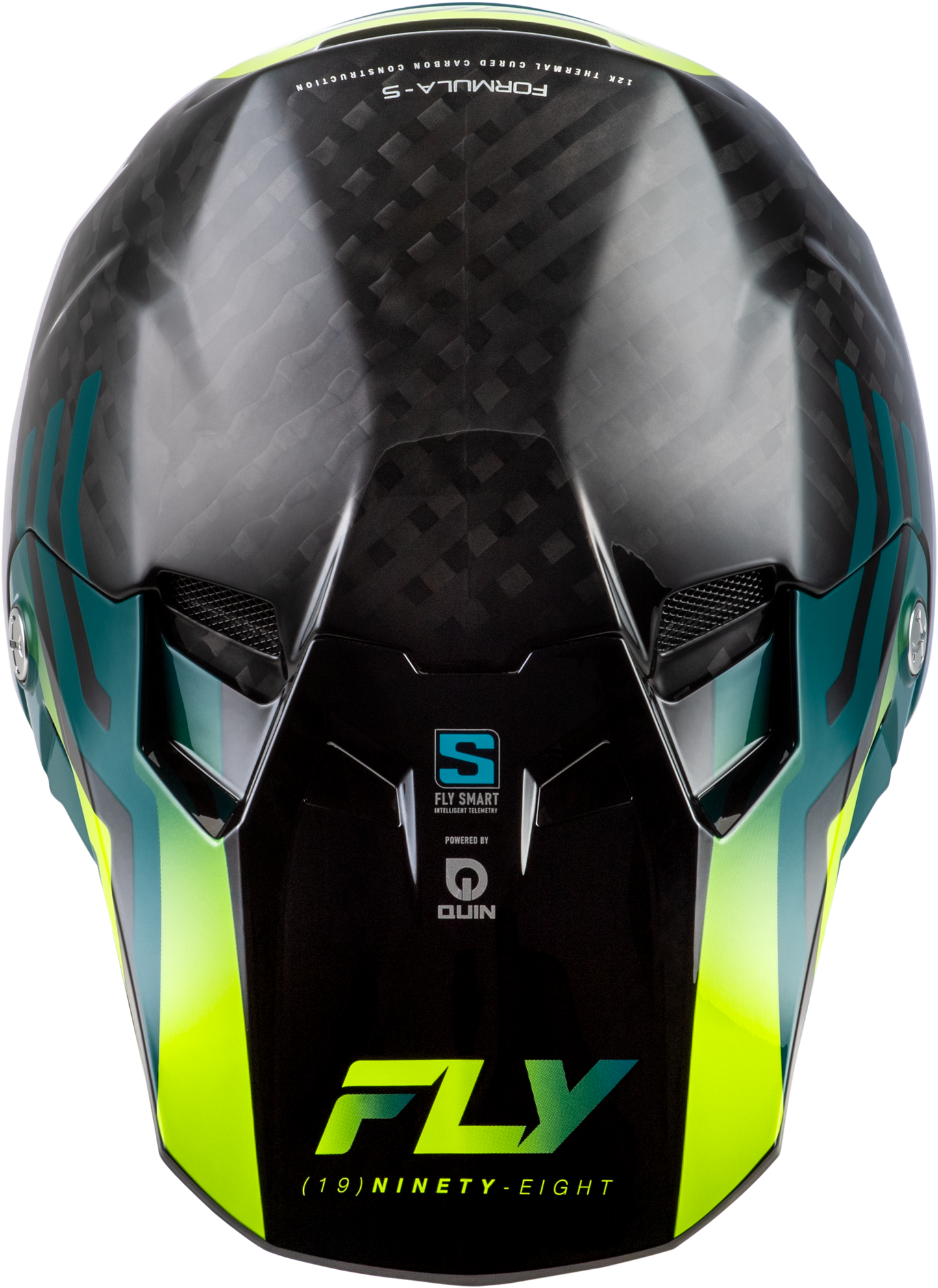 Yth Formula S Carbon Byte Hlmt Black Carbon/Teal/Lime Yl