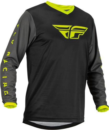 F 16 Jersey Black/Grey/Hi Vis Sm