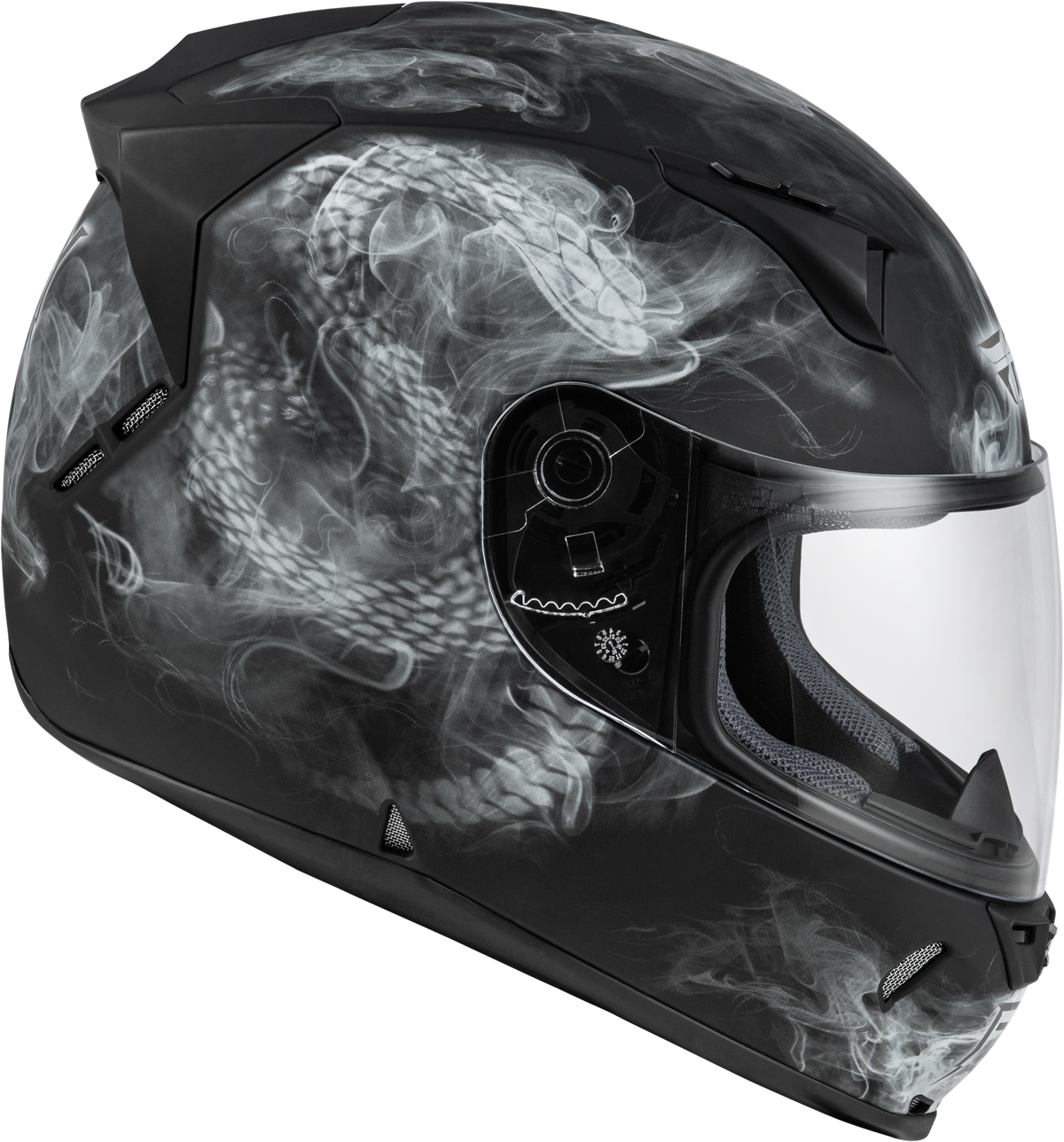 Revolt Coil Helmet Matte Black/White Xl