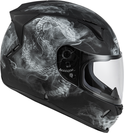 Revolt Coil Helmet Matte Black/White Xl