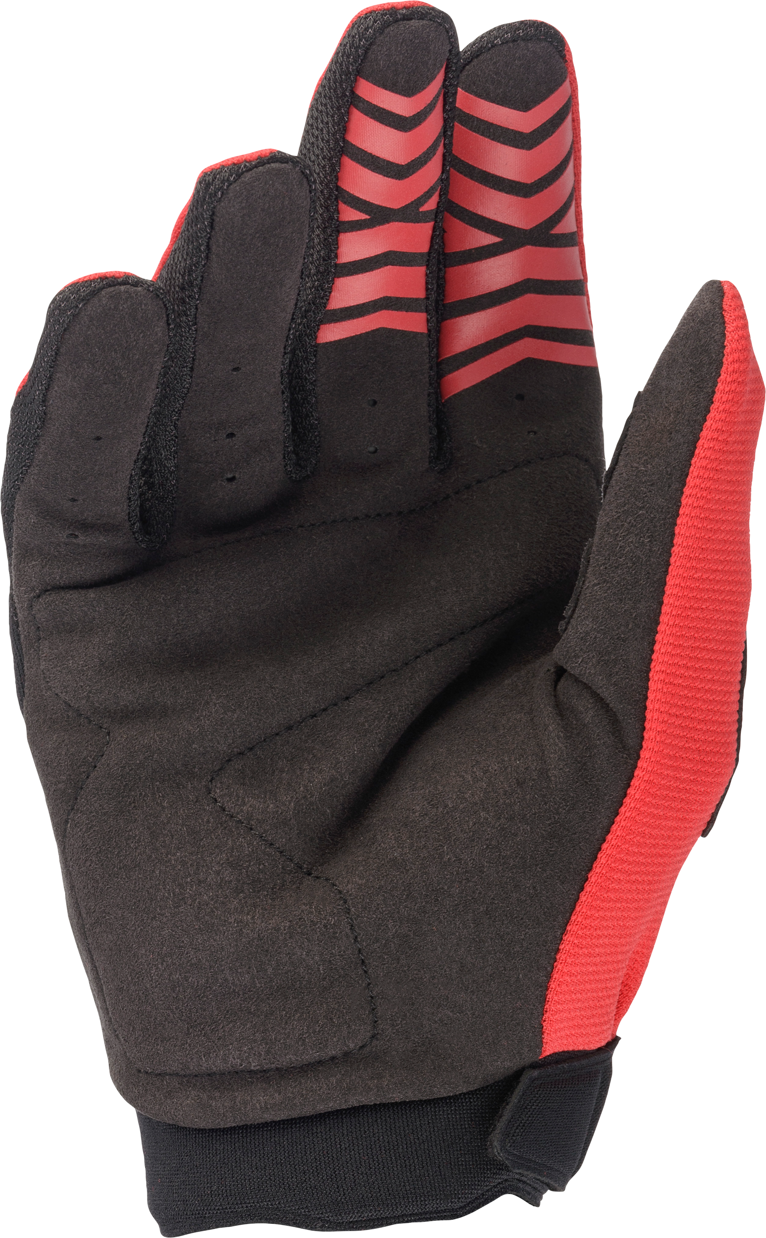 Youth & Kids Full Bore Gloves Bright Red/Black Ys