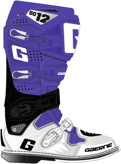 Sg12 Le Boot Purple/Black/White 09
