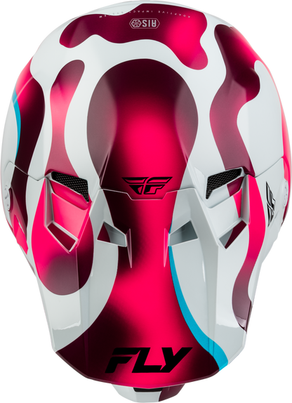 Youth Formula Cc Vibe Helmet White/Pink/Blue Yl