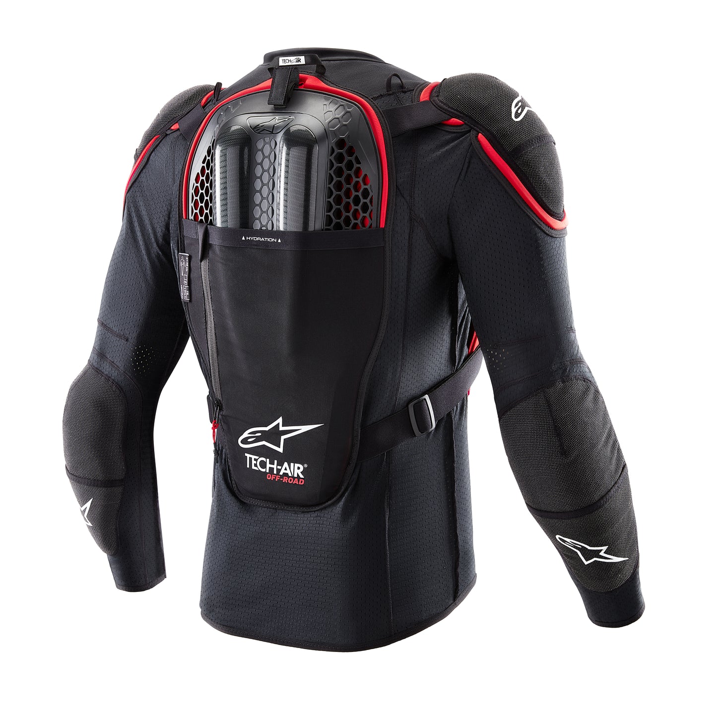 Tech Air Off Road System Black/Red Sm