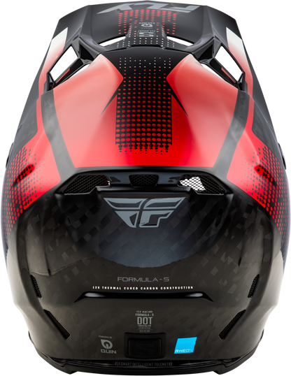Yth Formula S Carbon Protocol Helmet Black Carbon/Red Yl