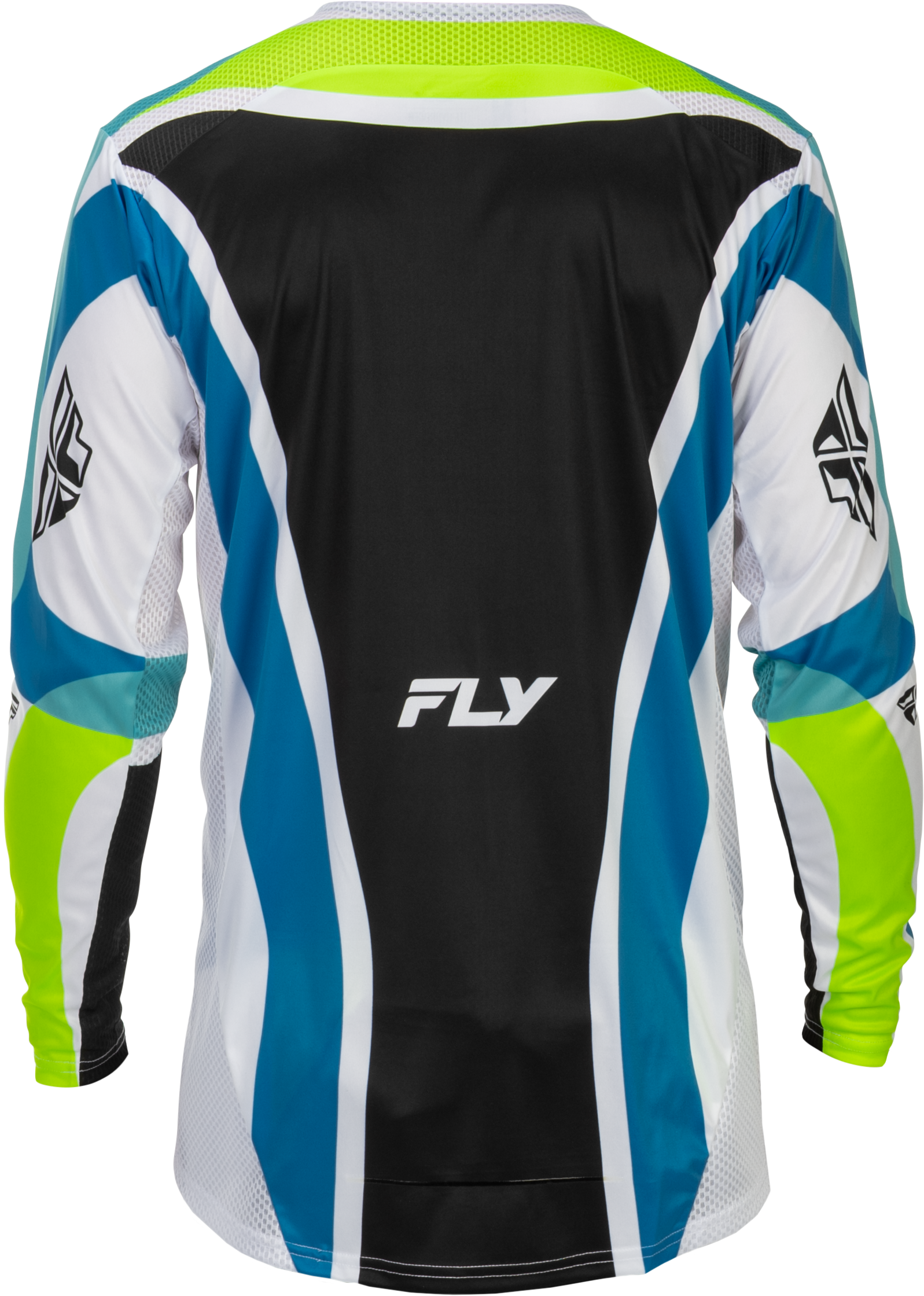 Youth Lite Le Current Jersey White/Lime/Blue Yxl