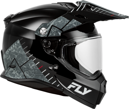 Fly Trekker Granite Helmet Black/Grey 2x