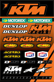 Ktm 2 Decal Sheet