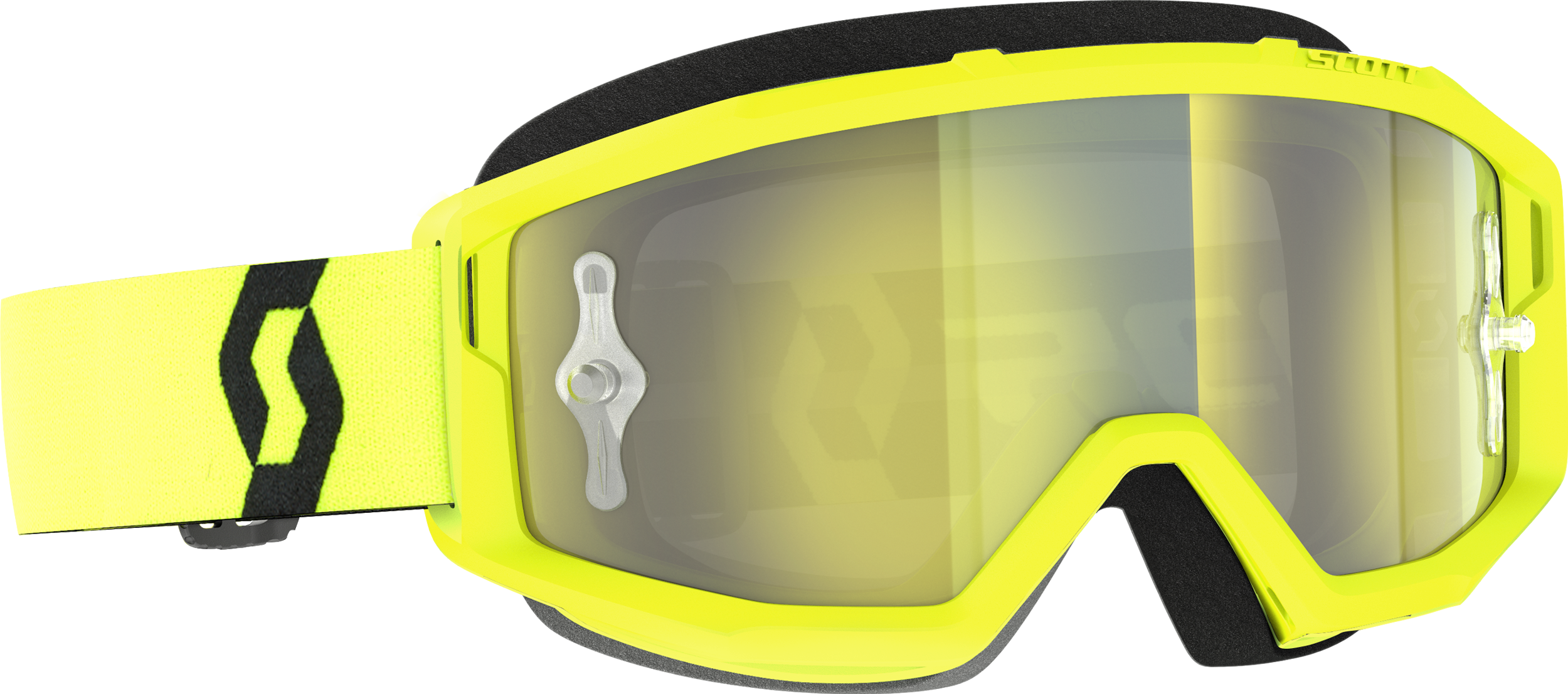 Primal Goggle Yellow/Black Yellow Chrome Works