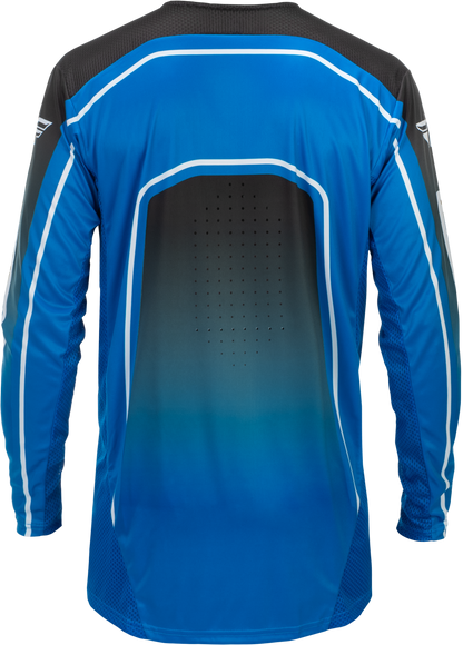 Youth Rayce Bicycle Jersey Blue/Black/White Yxl